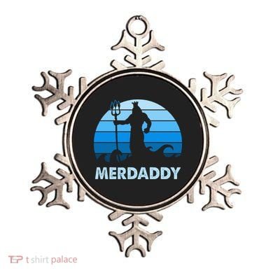 Merdaddy Mermaid Security Merman Daddy Fathers Day Swimmer Ornament