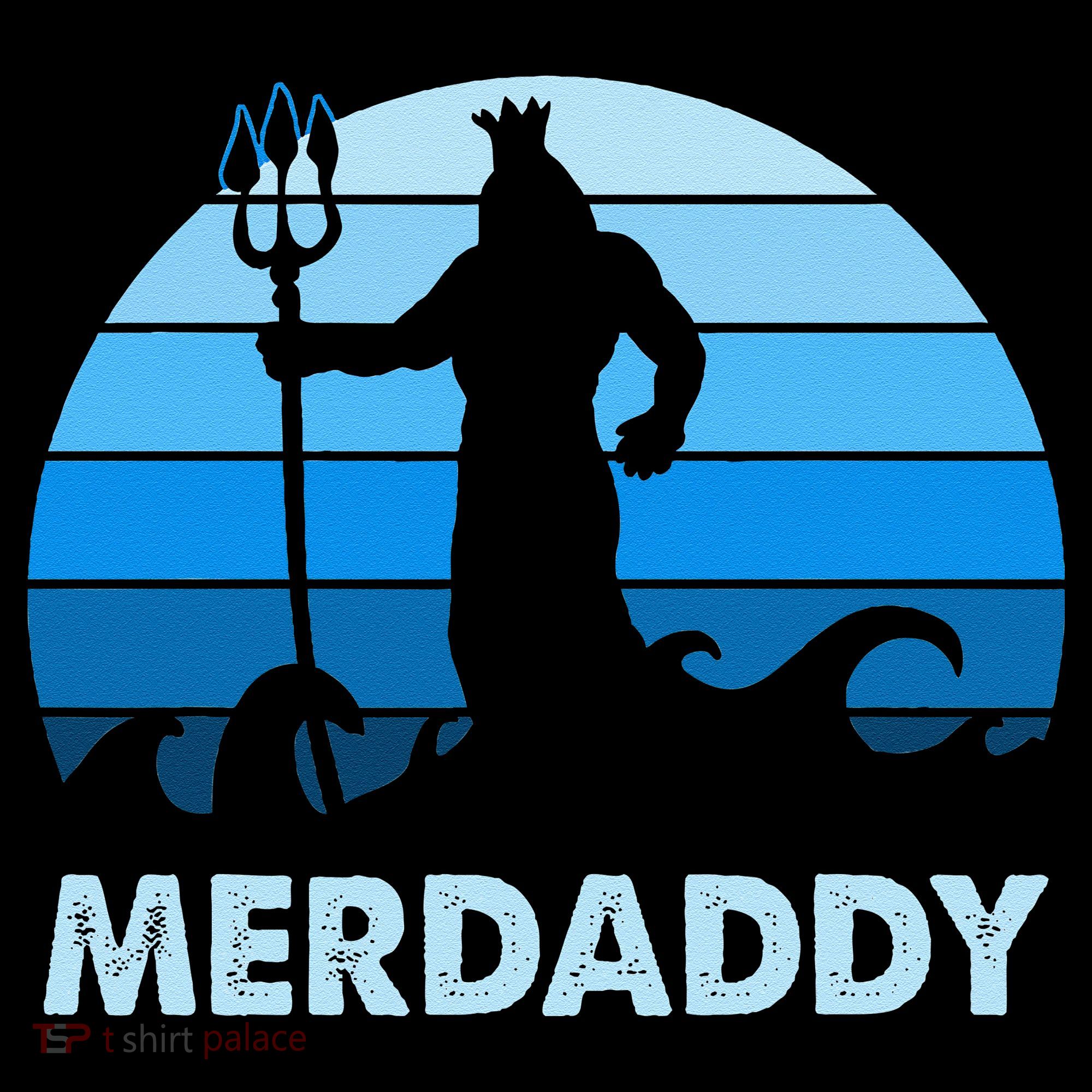 Merdaddy Mermaid Security Merman Daddy Fathers Day Swimmer Ornament