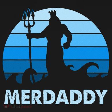 Merdaddy Mermaid Security Merman Daddy Fathers Day Swimmer Performance Fleece Hoodie