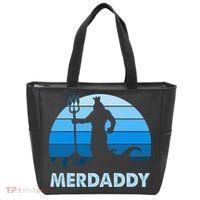 Merdaddy Mermaid Security Merman Daddy Fathers Day Swimmer Tote Bag thumb 0