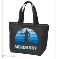 Merdaddy Mermaid Security Merman Daddy Fathers Day Swimmer Tote Bag thumb 3