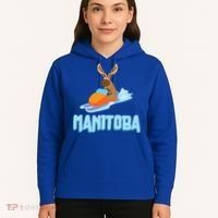 Manitoba Moose Snowmobile Sled Gift For Riders Great Gift Hoodie thumb 5