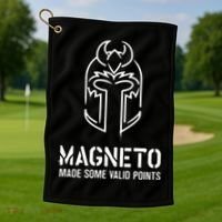 Magneto Made Some Valid Points Golf Towel thumb 1