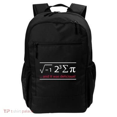 Mathematics Math Teacher I Ate Sum Pi It Was Delicious Cool Gift Backpack