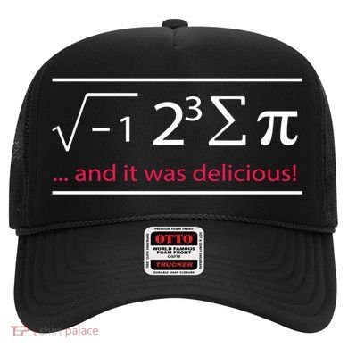 Mathematics Math Teacher I Ate Sum Pi It Was Delicious Cool Gift Hat