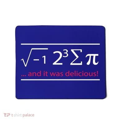Mathematics Math Teacher I Ate Sum Pi It Was Delicious Cool Gift Mousepad