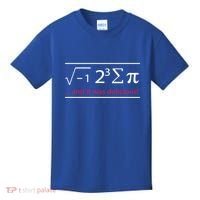 Mathematics Math Teacher I Ate Sum Pi It Was Delicious Cool Gift Kids T-Shirt thumb 0