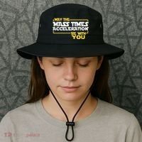 May Mass Times Acceleration Be With You Science Bucket Hat thumb 3