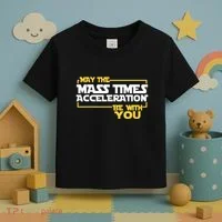 May Mass Times Acceleration Be With You Science Toddler T-Shirt thumb 3