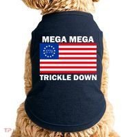 Mega Mega Trickle Down USA 1776 Flag Patriot Doggie Tank thumb 0