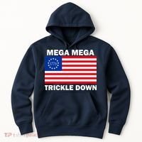 Mega Mega Trickle Down USA 1776 Flag Patriot Hoodie thumb 0