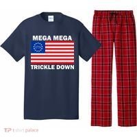 Mega Mega Trickle Down USA 1776 Flag Patriot Pajama Set thumb 0