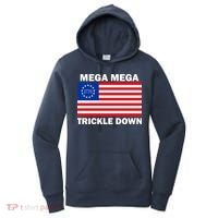 Mega Mega Trickle Down USA 1776 Flag Patriot Women's Hoodie thumb 0