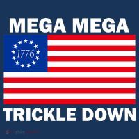 Mega Mega Trickle Down USA 1776 Flag Patriot Women's Tank Top thumb 5