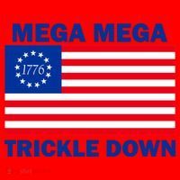 Mega Mega Trickle Down USA 1776 Flag Patriot Santa Hat thumb 1