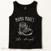 Mama Makes The Dough Funny Sourdough Baking Homestead Tank Top thumb 2