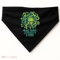 Medusa Monster Turn Into Stone USA-Made Doggie Bandana thumb 0