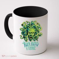 Medusa Monster Turn Into Stone Coffee Mug thumb 0
