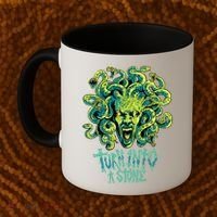 Medusa Monster Turn Into Stone Coffee Mug thumb 2