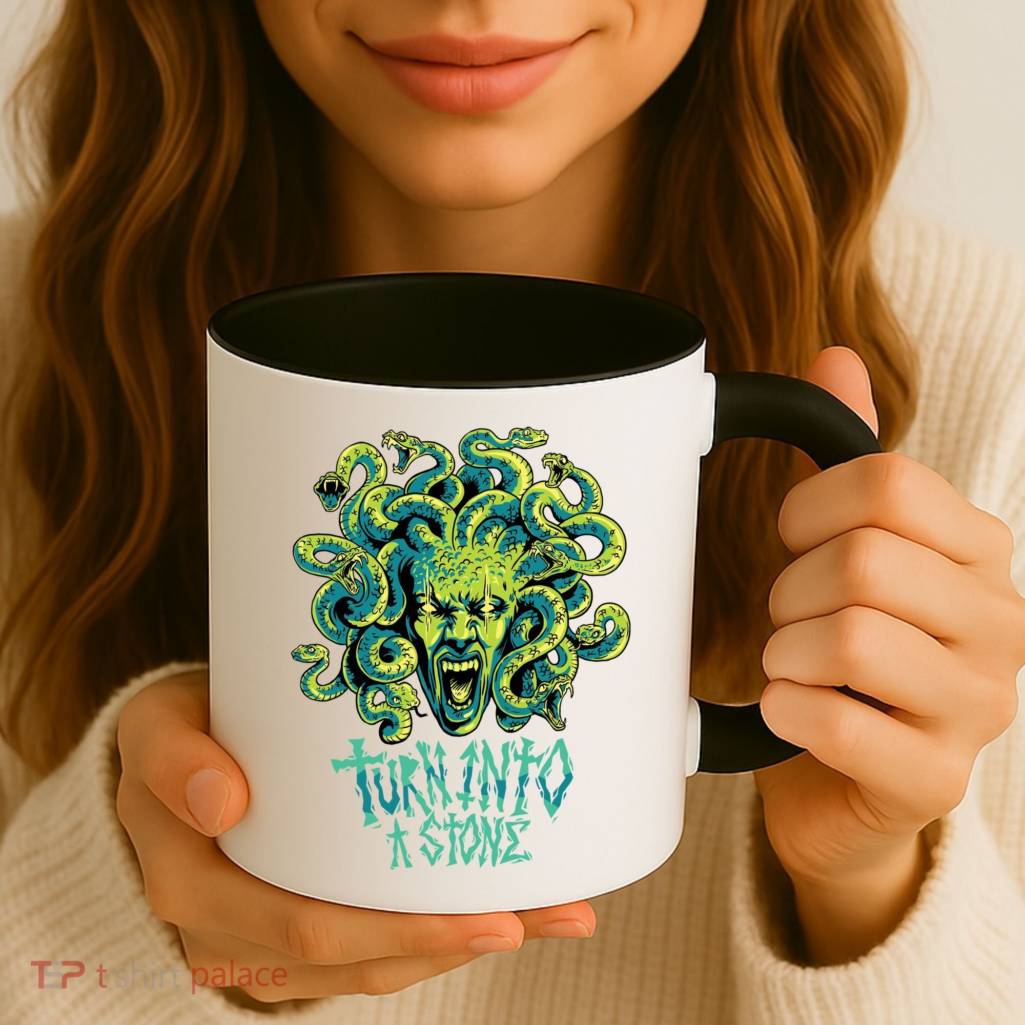 Medusa Monster Turn Into Stone Coffee Mug