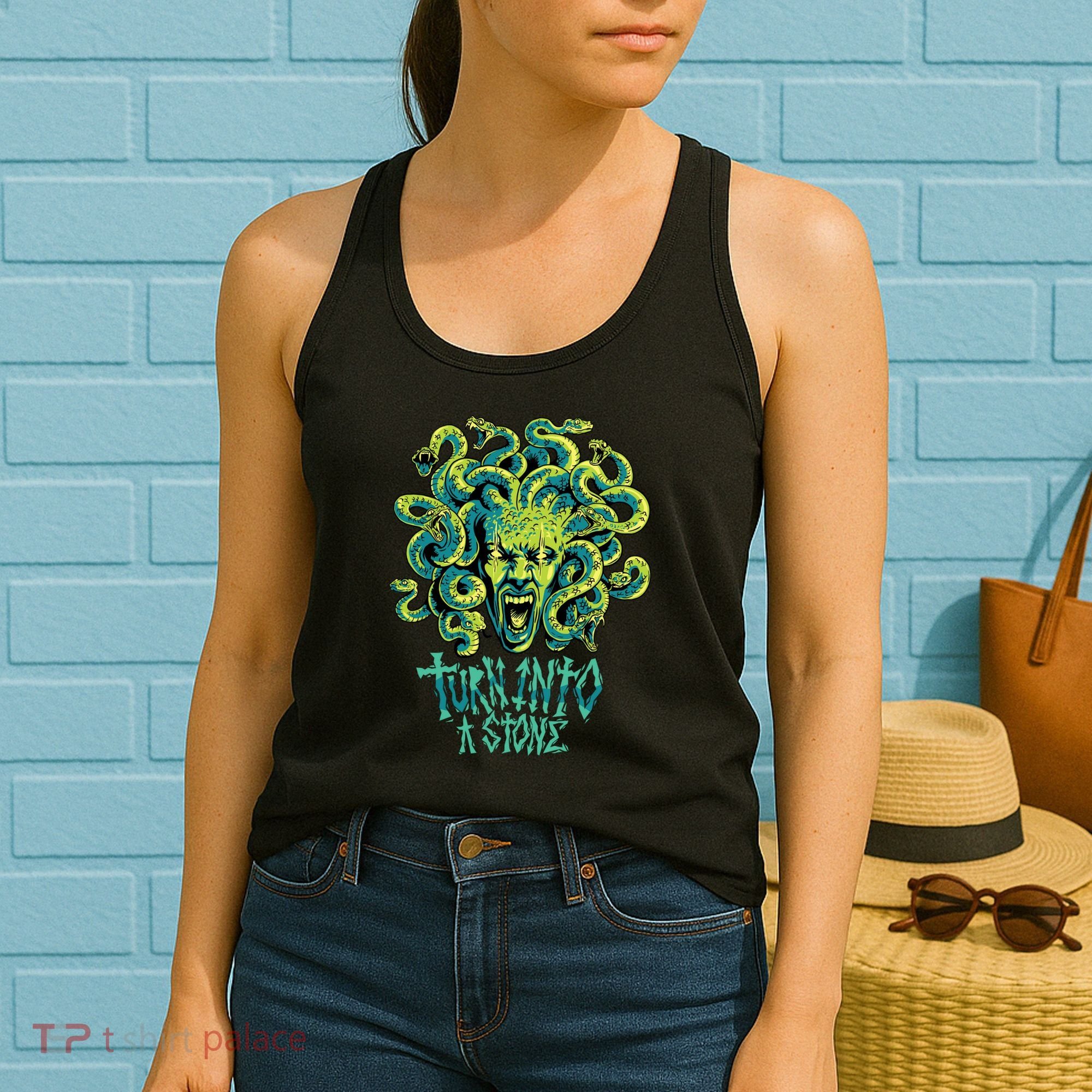 Medusa Monster Turn Into Stone Women's Tank Top