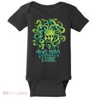 Medusa Monster Turn Into Stone Baby Bodysuit thumb 0