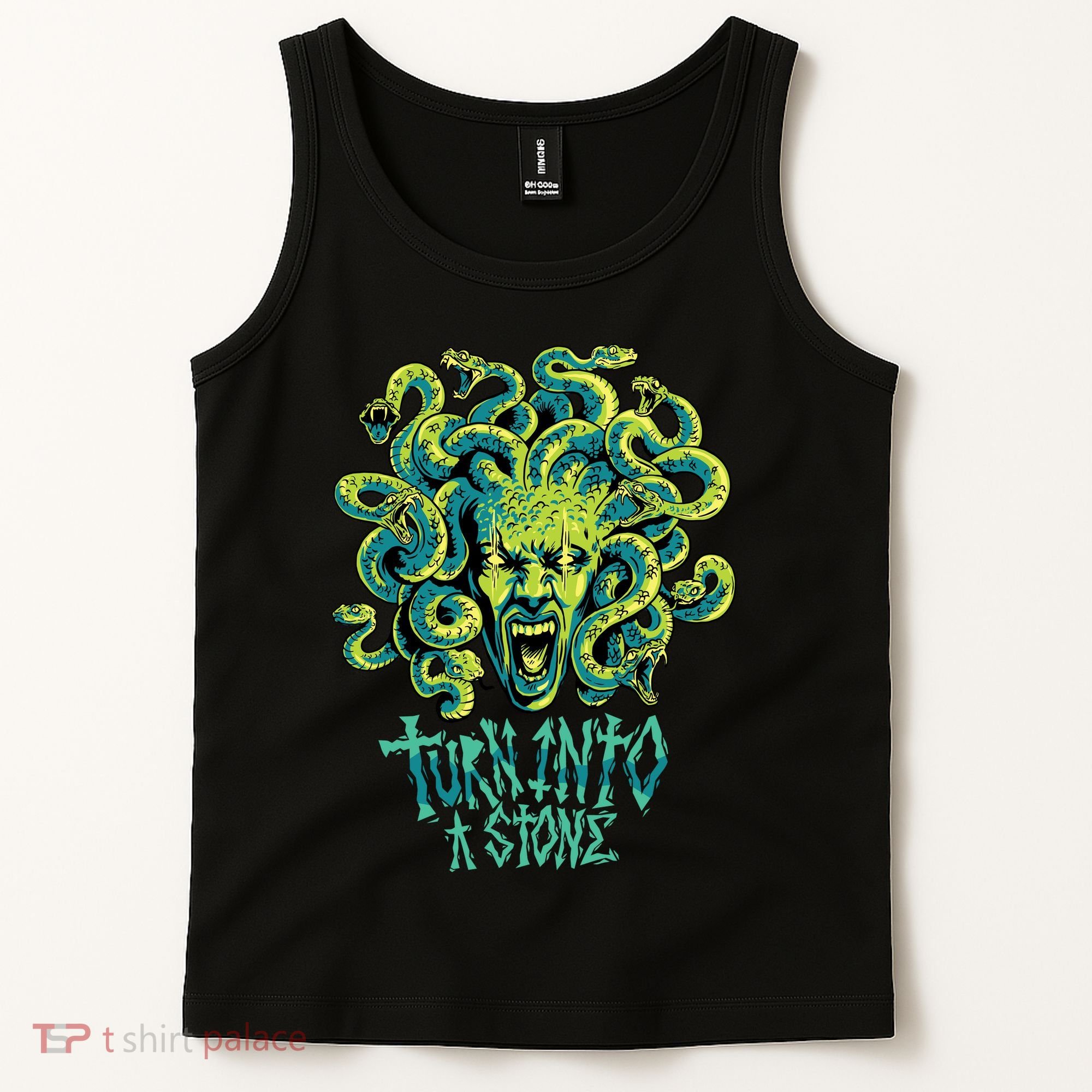 Medusa Monster Turn Into Stone Tank Top