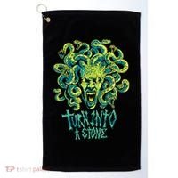 Medusa Monster Turn Into Stone Golf Towel thumb 0