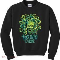 Medusa Monster Turn Into Stone Kids Sweatshirt thumb 0