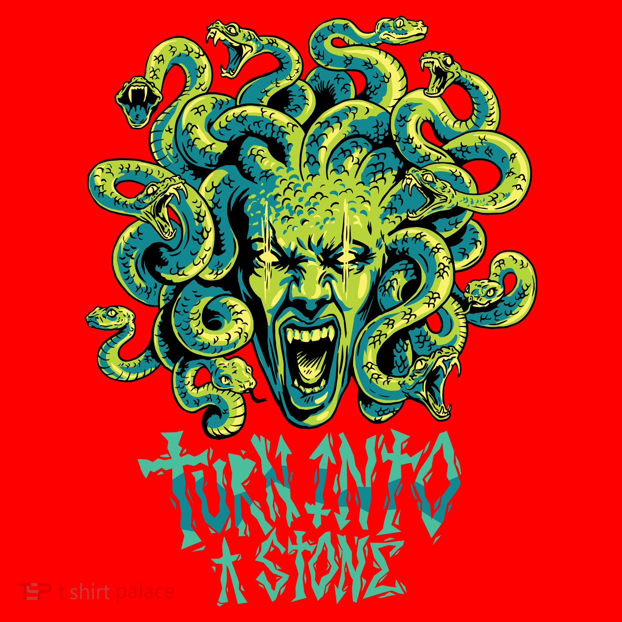 Medusa Monster Turn Into Stone Santa Hat