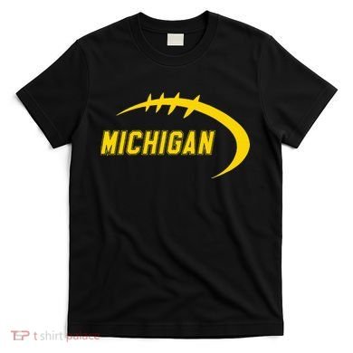Michigan MI Throwback College Font Classic T-Shirt