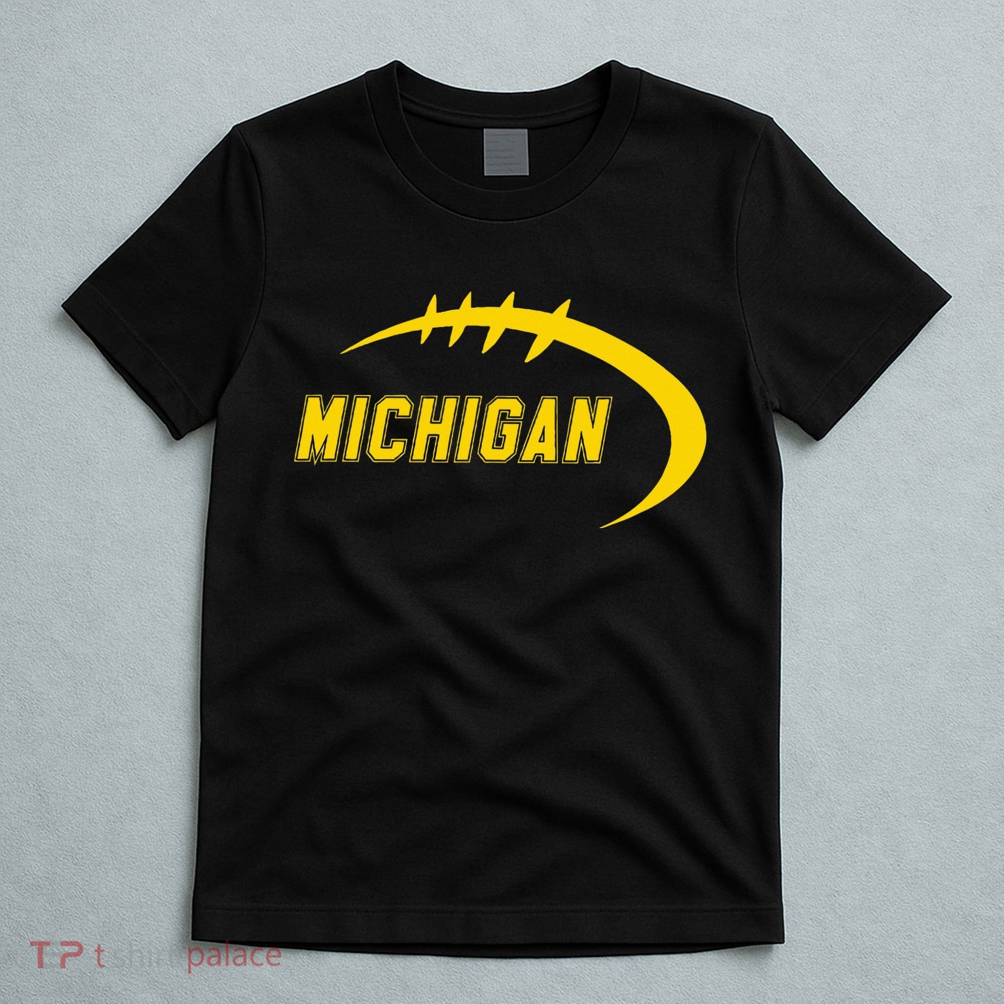 Michigan MI Throwback College Font Classic T-Shirt