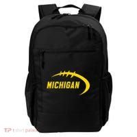 Michigan MI Throwback College Font Classic Backpack thumb 0