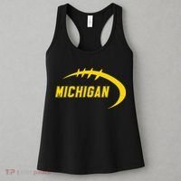 Michigan MI Throwback College Font Classic Women's Tank Top thumb 3
