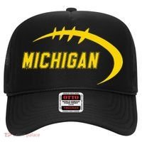 Michigan MI Throwback College Font Classic Hat thumb 0