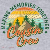 Making Memories Together Cousin Crew Women's Racerback Cropped Tank thumb 2
