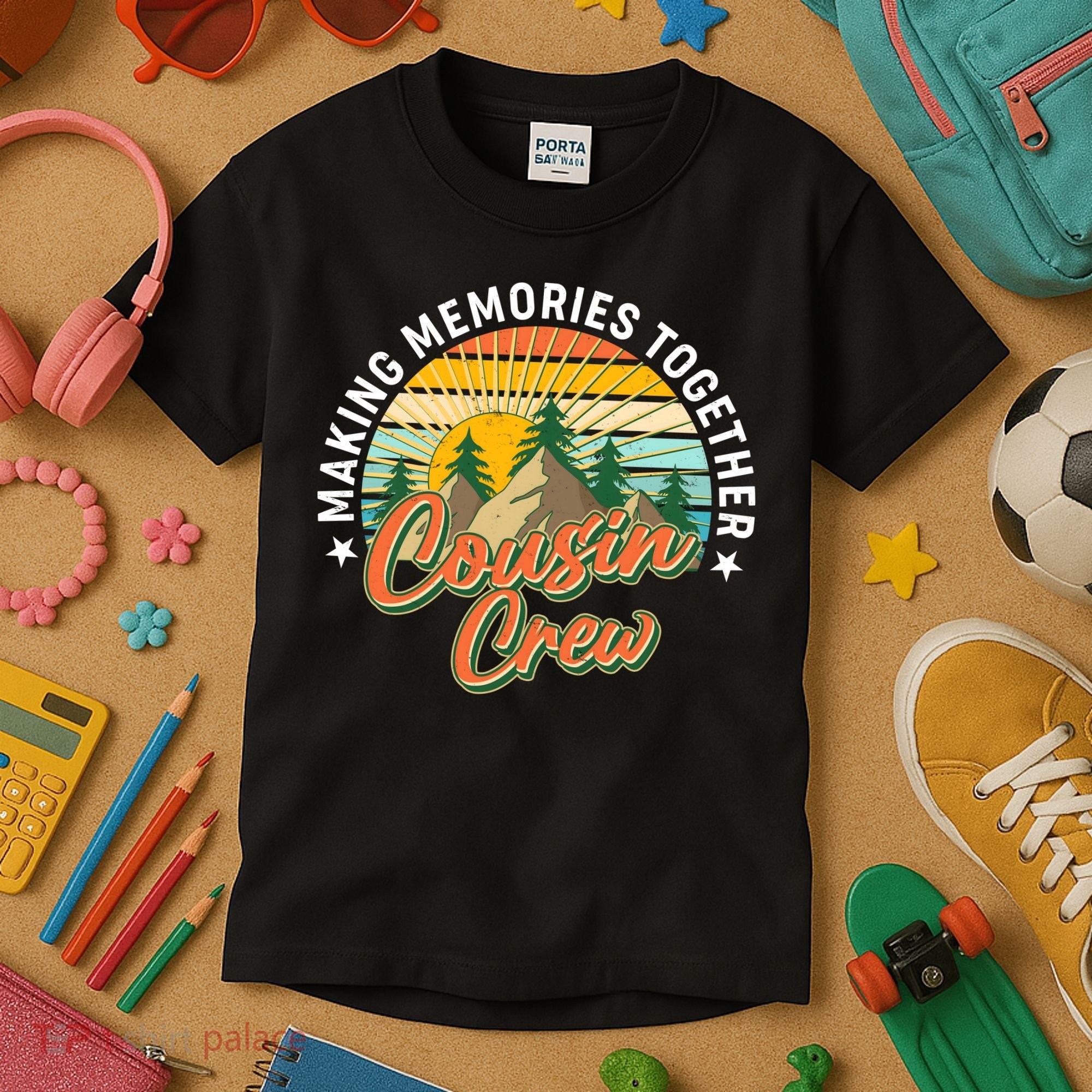 Making Memories Together Cousin Crew Kids T-Shirt