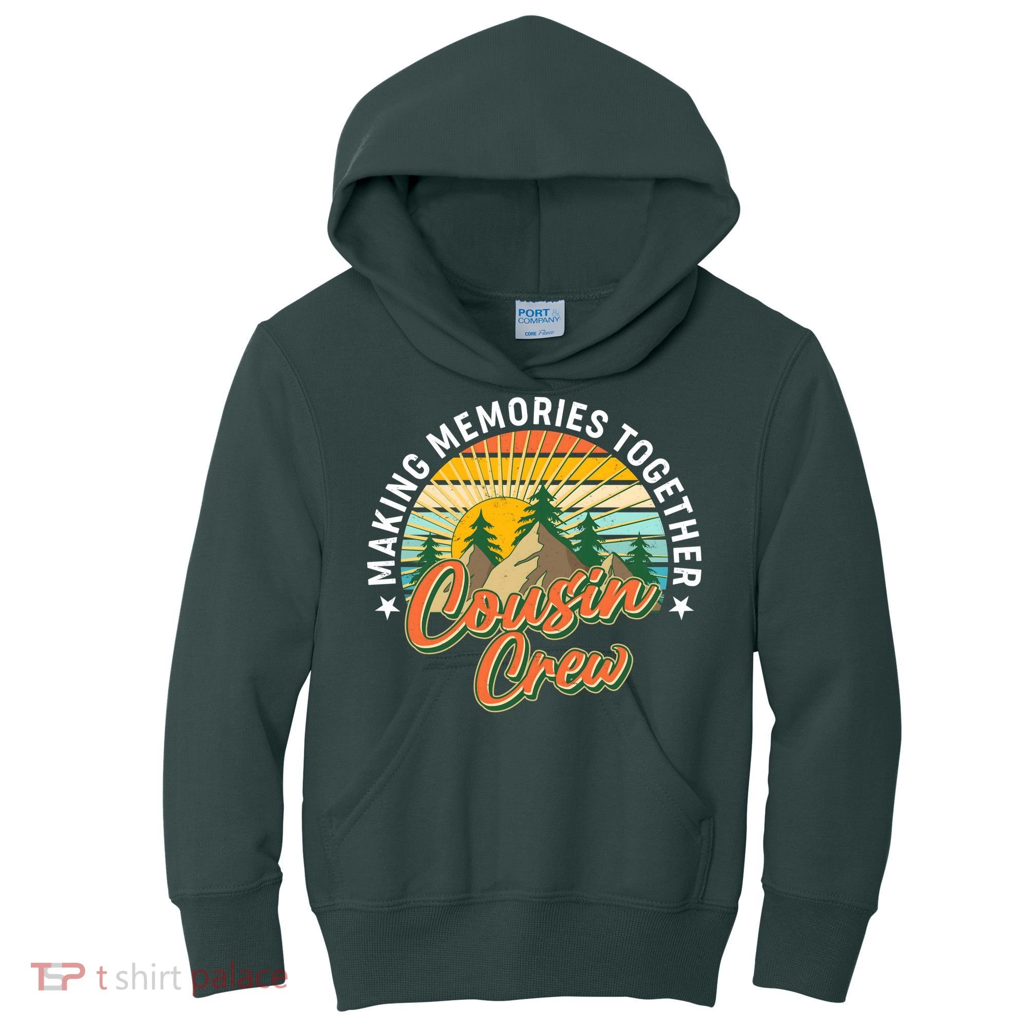 Making Memories Together Cousin Crew Kids Hoodie