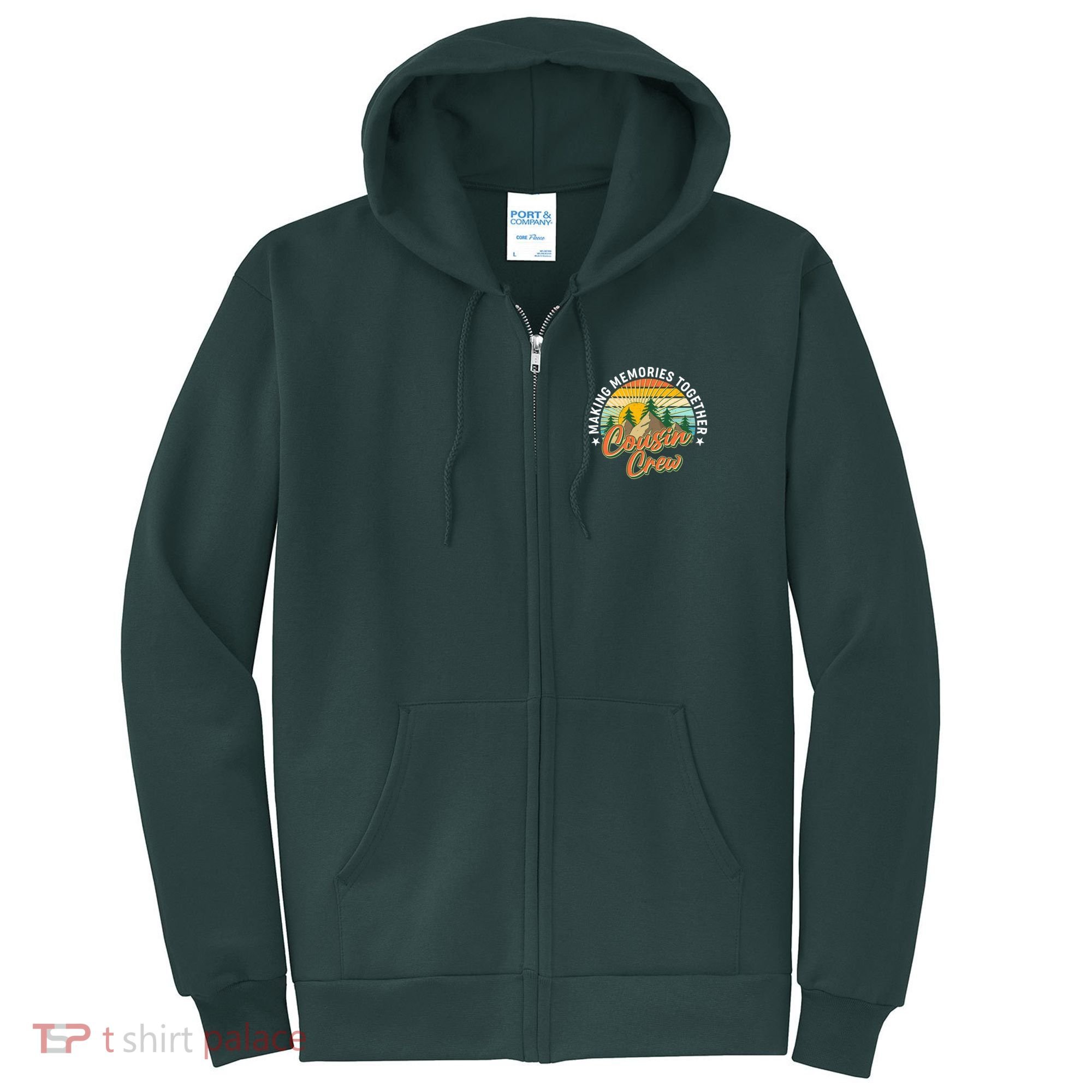 Making Memories Together Cousin Crew Full Zip Hoodie