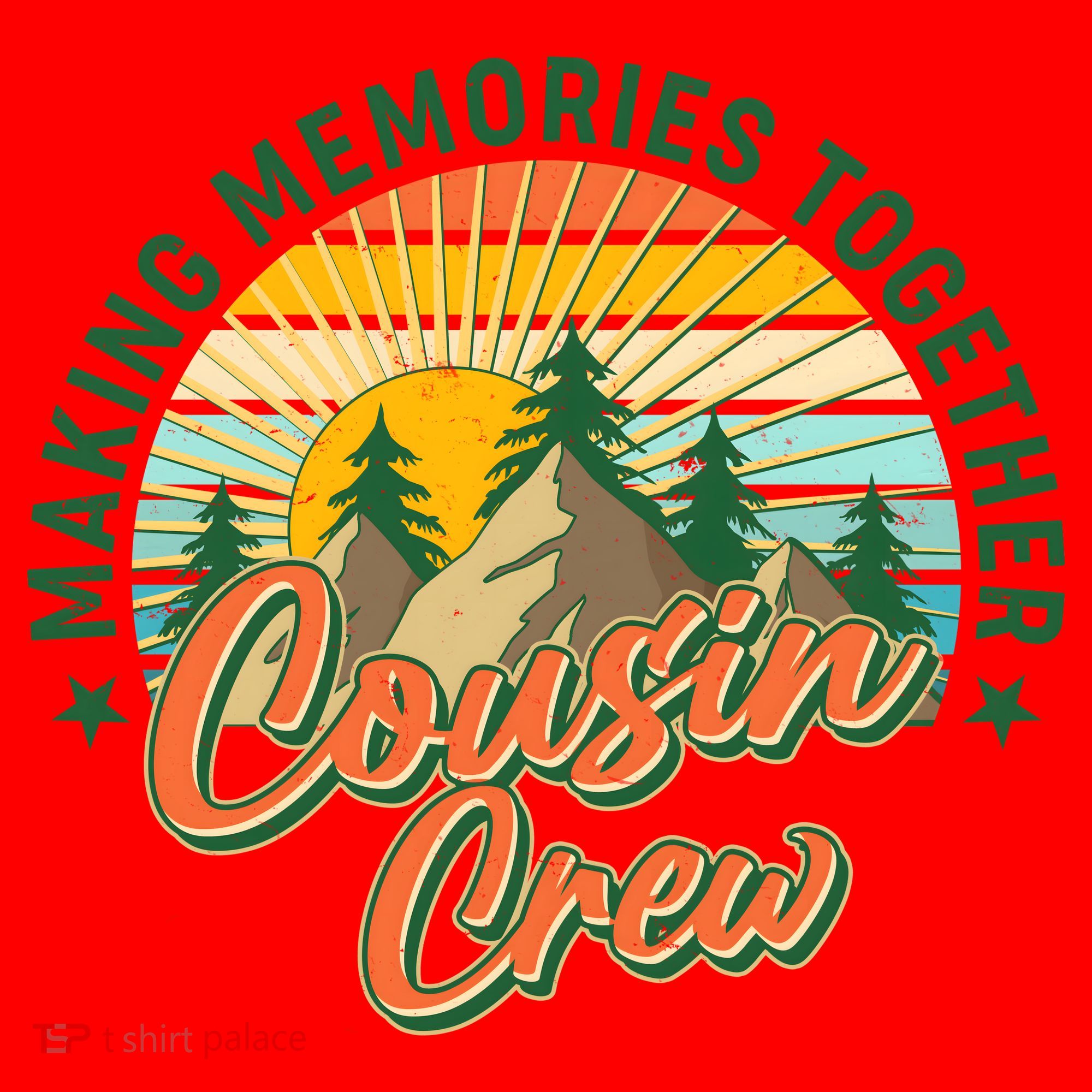 Making Memories Together Cousin Crew Santa Hat