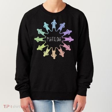 Matilda Musical Theatre Gradient Colour Circle Women's Sweatshirt