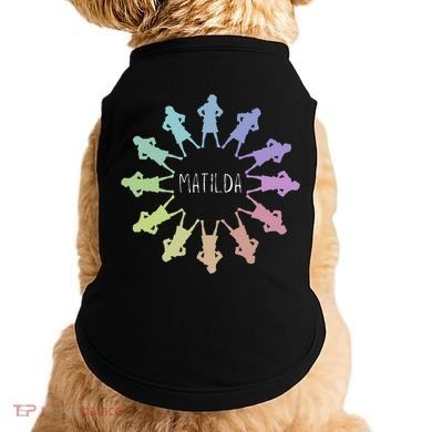 Matilda Musical Theatre Gradient Colour Circle Doggie Tank