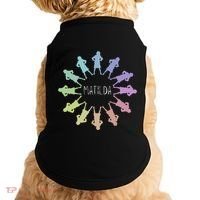 Matilda Musical Theatre Gradient Colour Circle Doggie Tank thumb 0