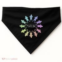 Matilda Musical Theatre Gradient Colour Circle USA-Made Doggie Bandana thumb 0