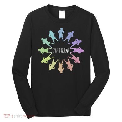 Matilda Musical Theatre Gradient Colour Circle Long Sleeve Shirt