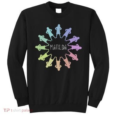 Matilda Musical Theatre Gradient Colour Circle Sweatshirt