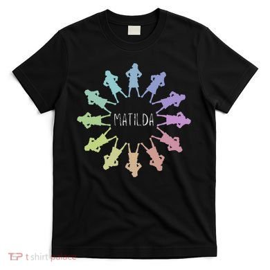 Matilda Musical Theatre Gradient Colour Circle T-Shirt