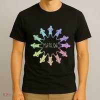 Matilda Musical Theatre Gradient Colour Circle T-Shirt thumb 3