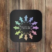 Matilda Musical Theatre Gradient Colour Circle Coaster thumb 0
