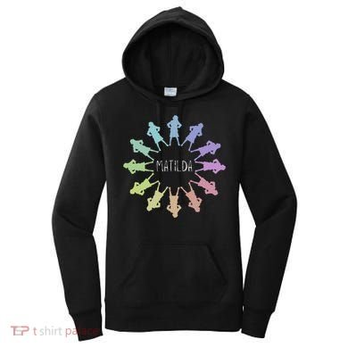 Matilda Musical Theatre Gradient Colour Circle Women's Hoodie